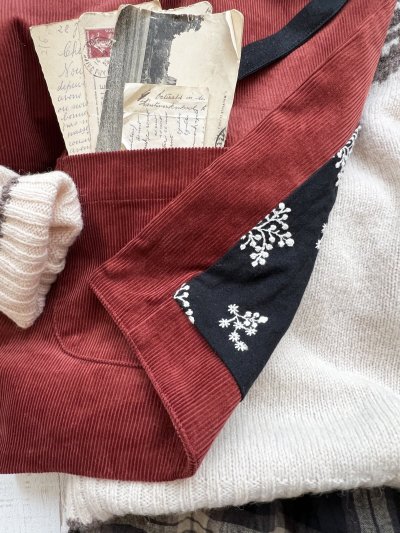 画像12: MARCHE' DE SOEUR／セーラ襟のタッセルちびコート・クラシカルレッド