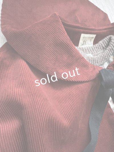 画像13: MARCHE' DE SOEUR／セーラ襟のタッセルちびコート・クラシカルレッド