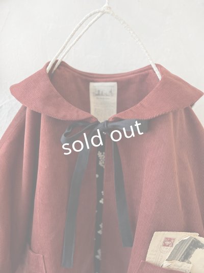 画像16: MARCHE' DE SOEUR／セーラ襟のタッセルちびコート・クラシカルレッド