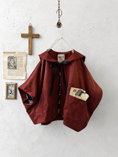画像14: MARCHE' DE SOEUR／セーラ襟のタッセルちびコート・クラシカルレッド