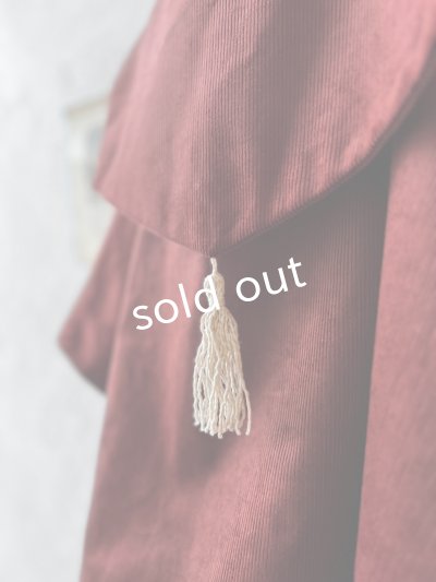 画像22: MARCHE' DE SOEUR／セーラ襟のタッセルちびコート・クラシカルレッド