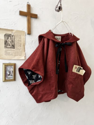 画像15: MARCHE' DE SOEUR／セーラ襟のタッセルちびコート・クラシカルレッド