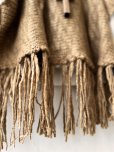画像4: SO／フリンジニットポンチョ・キャメルベージュ (4)