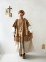 画像13: SO／フリンジニットポンチョ・ブラック (13)