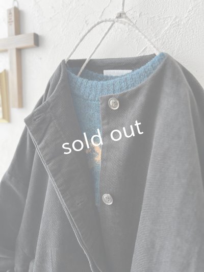 画像3: SO／綾コーデュロイコクーンジャケット・チャコール