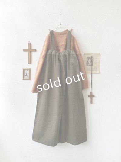 画像5: SO／綾コーデュロイサロペット・カーキ