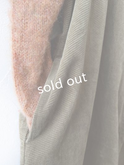 画像4: SO／綾コーデュロイサロペット・カーキ