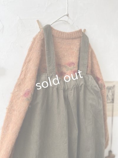 画像6: SO／綾コーデュロイサロペット・カーキ