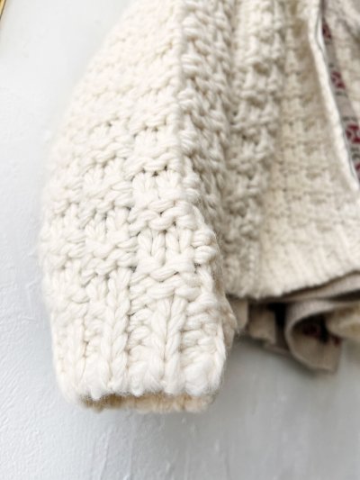 画像6: SO／ざっくりニットカーディガン・アイボリー