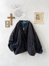 SO／綾コーデュロイコクーンジャケット・チャコール