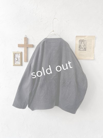 画像5: SO／綾コーデュロイコクーンジャケット・チャコール