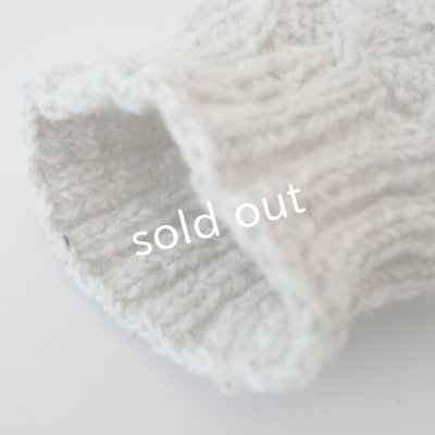 画像7: Sana Hastakala／Nepal knit volume leg warmer・杢ブラウン