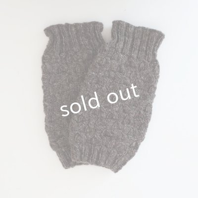 画像4: Sana Hastakala／Nepal knit volume leg warmer・杢ブラウン