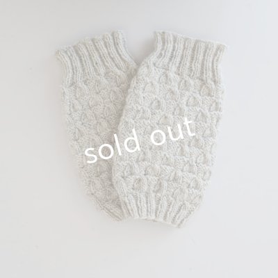 画像5: Sana Hastakala／Nepal knit volume leg warmer・杢ブラウン