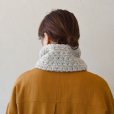 画像6: Sana Hastakala／Nepal knit  muffler・杢ホワイト (6)