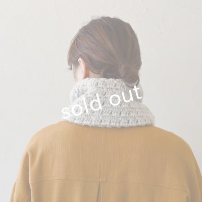 画像6: Sana Hastakala／Nepal knit  muffler・杢ホワイト