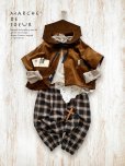画像3: MARCHE' DE SOEUR／セーラ襟のタッセルちびコート・キャラメルブラウン (3)