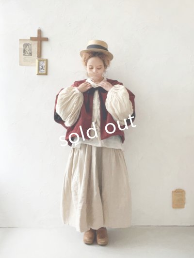 画像19: MARCHE' DE SOEUR／セーラ襟のタッセルちびコート・キャラメルブラウン