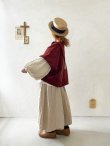 画像5: MARCHE' DE SOEUR／セーラ襟のタッセルちびコート・クラシカルレッド (5)