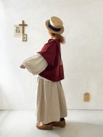画像17: MARCHE' DE SOEUR／セーラ襟のタッセルちびジャケット・オールドローズ キャメル (17)