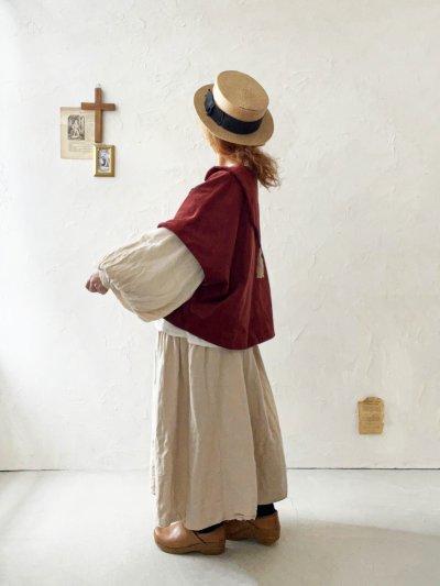 画像5: MARCHE' DE SOEUR／セーラ襟のタッセルちびコート・クラシカルレッド