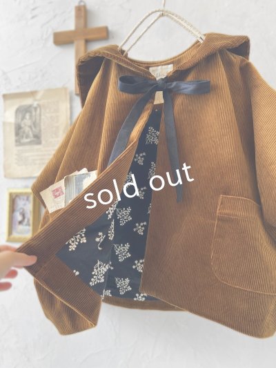 画像9: MARCHE' DE SOEUR／セーラ襟のタッセルちびコート・キャラメルブラウン