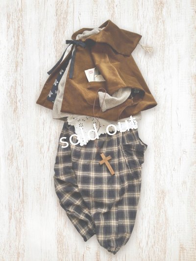 画像4: MARCHE' DE SOEUR／セーラ襟のタッセルちびコート・キャラメルブラウン