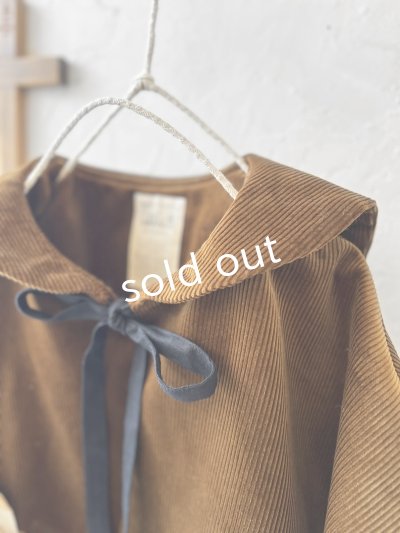 画像10: MARCHE' DE SOEUR／セーラ襟のタッセルちびコート・キャラメルブラウン