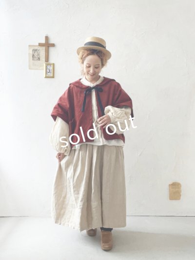画像16: MARCHE' DE SOEUR／セーラ襟のタッセルちびコート・キャラメルブラウン