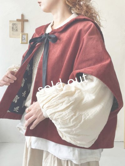 画像20: MARCHE' DE SOEUR／セーラ襟のタッセルちびコート・キャラメルブラウン