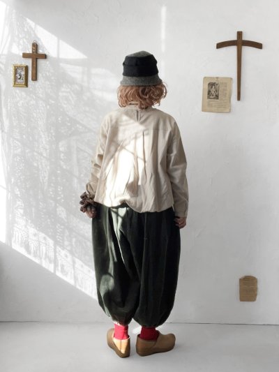 画像14: Dgy／起毛コットンネルプルオーバー・アイボリー