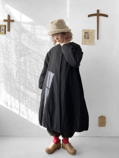 画像7: ｍ.ｎ／中綿バルーンコート・ブラック