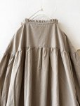 画像11: Dgy／コーデュロイフリル襟ワンピース・グレージュ (11)