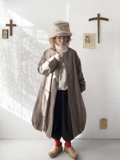 画像7: ｍ.ｎ／中綿バルーンコート・モカ