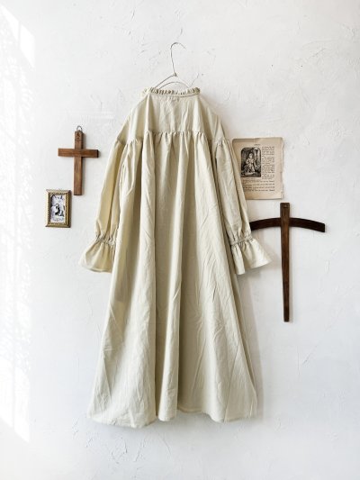 画像6: Dgy／コーデュロイフリル襟ワンピース・アイボリー