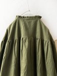 画像6: Dgy／コーデュロイフリル襟ワンピース・カーキ (6)