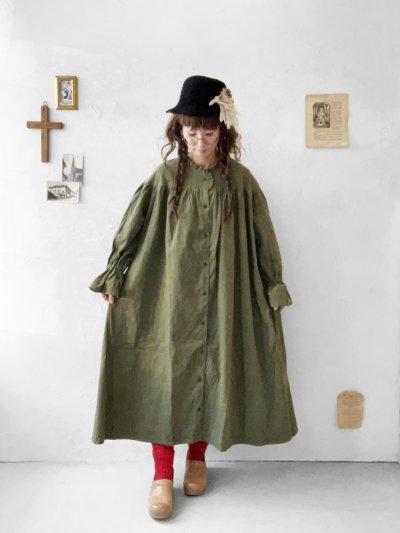 画像8: Dgy／コーデュロイフリル襟ワンピース・アイボリー