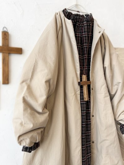 画像2: ｍ.ｎ／中綿バルーンコート・ベージュ