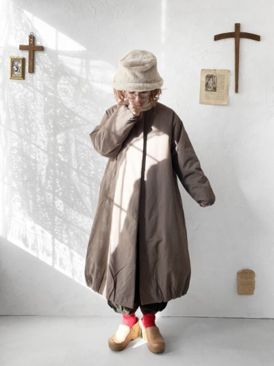 画像8: ｍ.ｎ／中綿バルーンコート・モカ