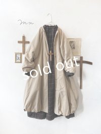 ｍ.ｎ／中綿バルーンコート・ベージュ