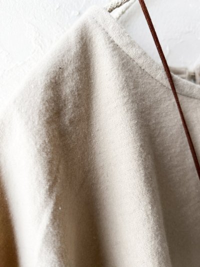 画像7: Dgy／起毛コットンネルプルオーバー・アイボリー