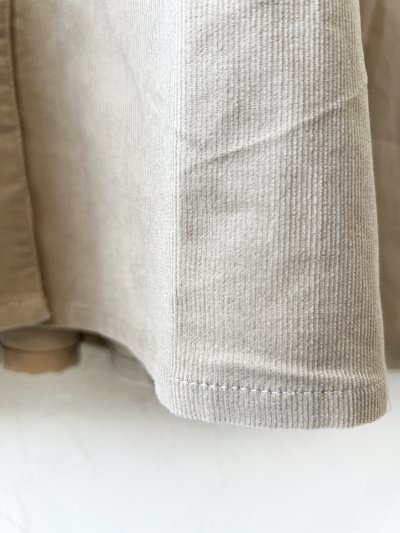 画像9: Dgy／コーデュロイフリル襟ワンピース・グレージュ