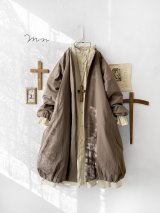 【再入荷】ｍ.ｎ／中綿バルーンコート・モカ