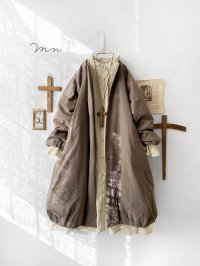 【再入荷】ｍ.ｎ／中綿バルーンコート・モカ