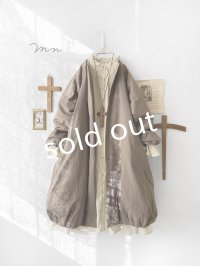 ｍ.ｎ／中綿バルーンコート・モカ