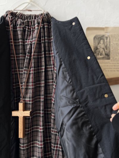 画像4: ｍ.ｎ／中綿バルーンコート・ブラック