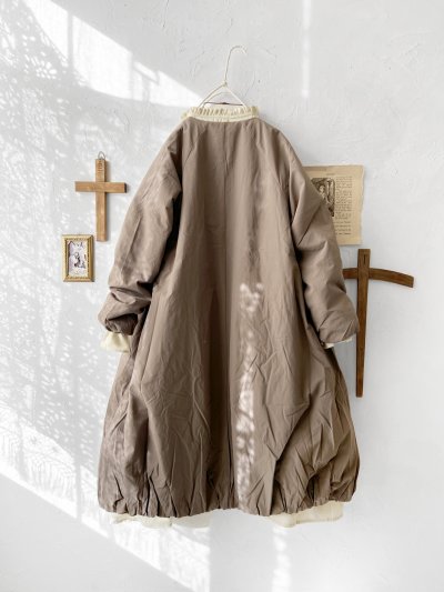 画像6: ｍ.ｎ／中綿バルーンコート・モカ