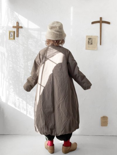 画像9: ｍ.ｎ／中綿バルーンコート・ブラック