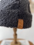 画像3: 羊帽子店／12-5 ぬくぬく冬のどんぐり帽子・チャコール (3)
