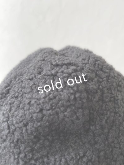 画像6: 羊帽子店／12-5 ぬくぬく冬のどんぐり帽子・チャコール